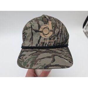 Cobra Donaldson Tiger Stripe Camo Snapback Hat Vintage Style Rope Trucker Cap